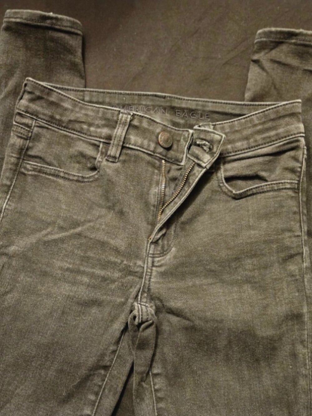 American Eagle Black Skinny Jeans Size 4